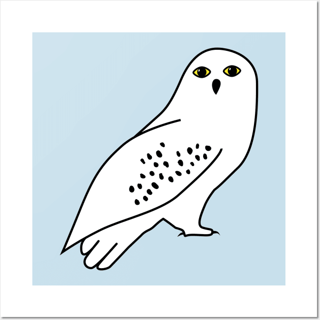 White owl Wall Art by helengarvey